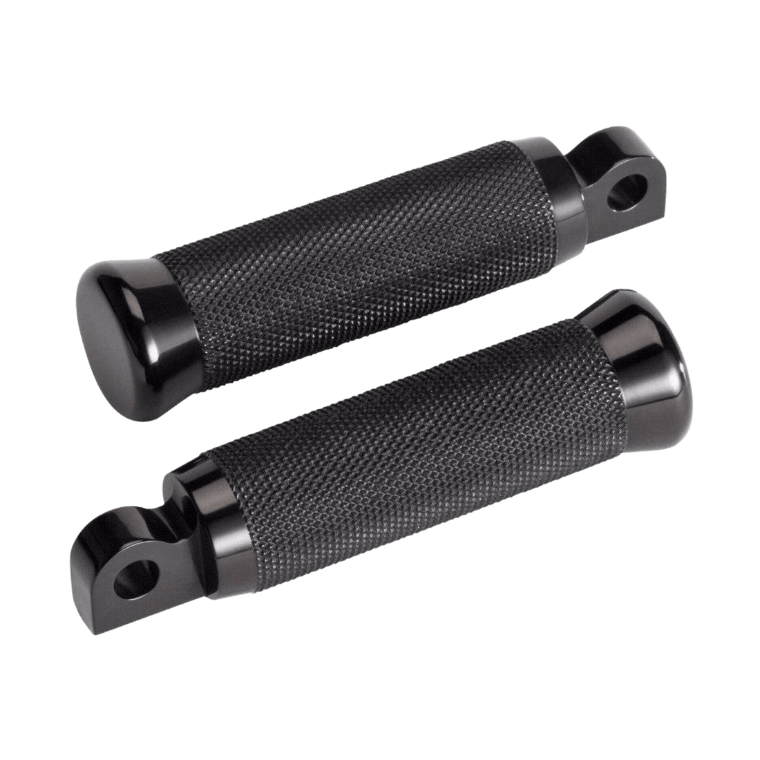 Rick's Footpegs Knurled Black - Dyna / Sportster / Softail TC - Henne Company