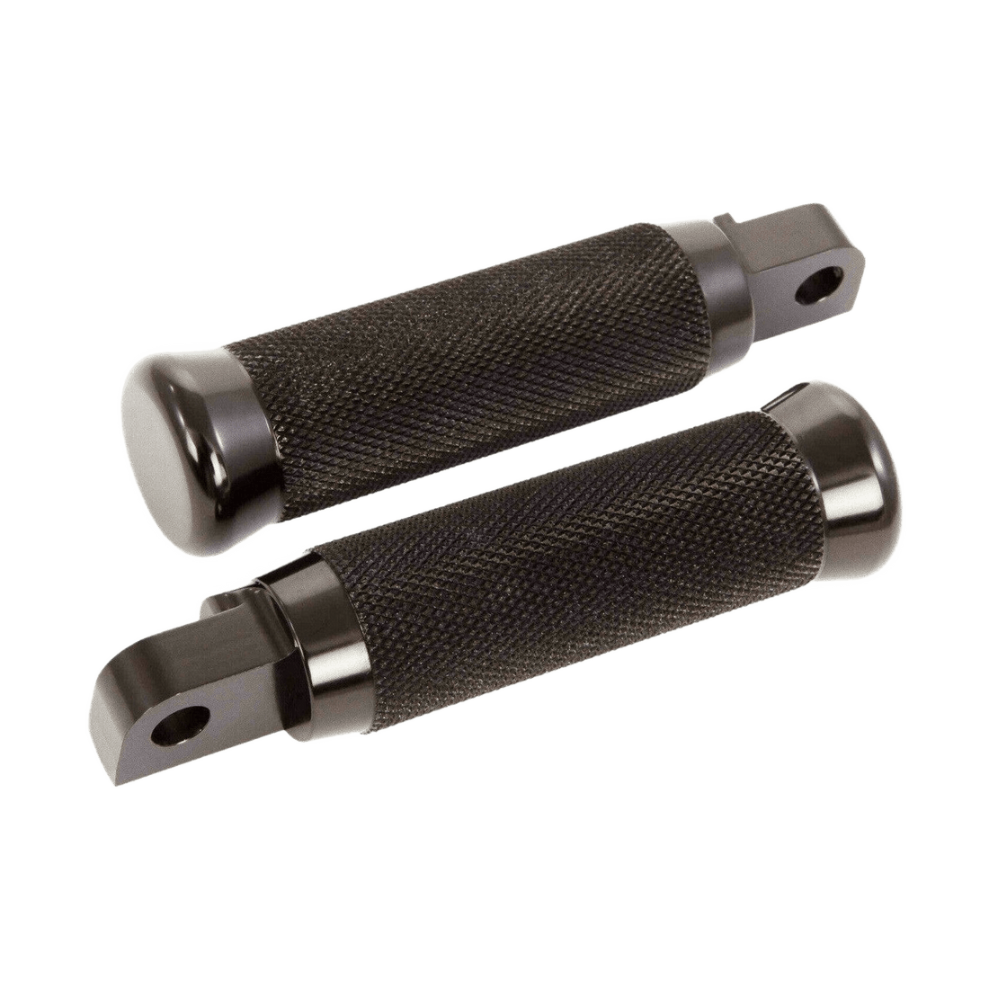 Rick's Footpegs Knurled Black - Sportster 48 / 72 - Henne Company