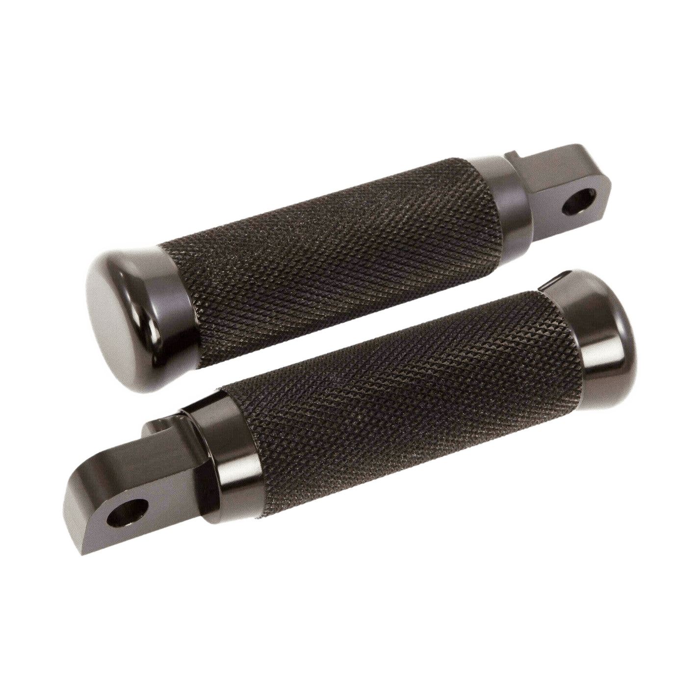Rick's Footpegs Knurled Black - Sportster 48 / 72 - Henne Company
