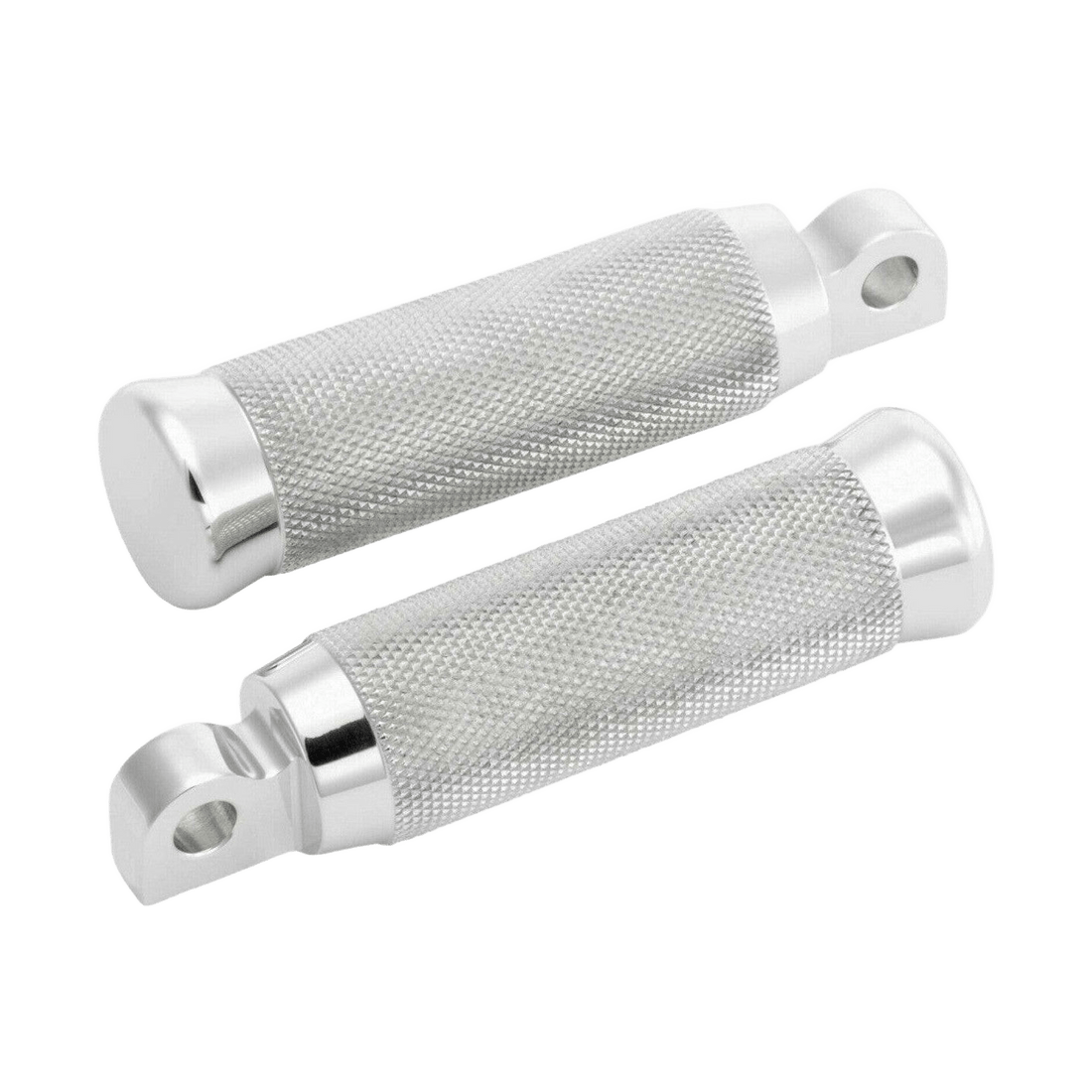 Rick's Footpegs Knurled Polished - Dyna / Sportster / Softail TC - Henne Company
