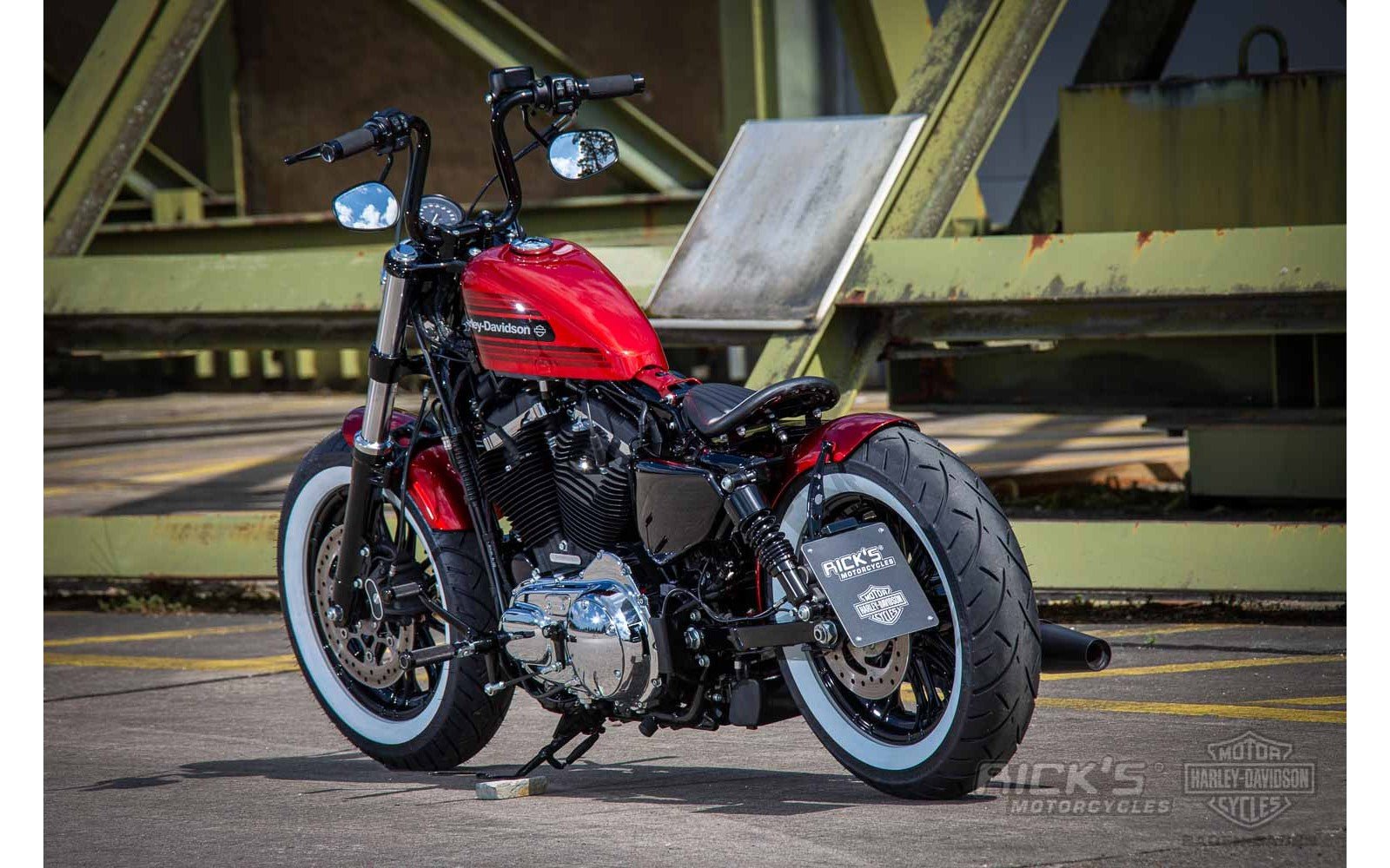 Rick's Footpegs Knurled Raw - Sportster 48 / 72 - Henne Company