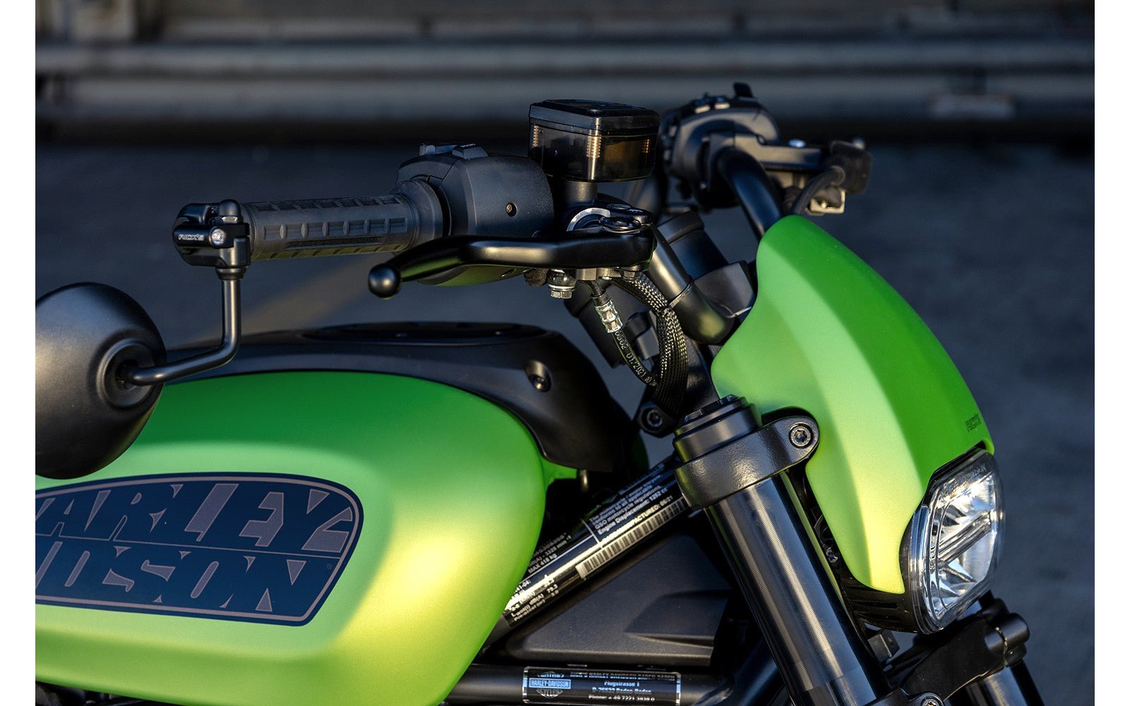 Rick's Fork Tubes Top Covers "Premium" - Sportster S 21 - up - Henne Company