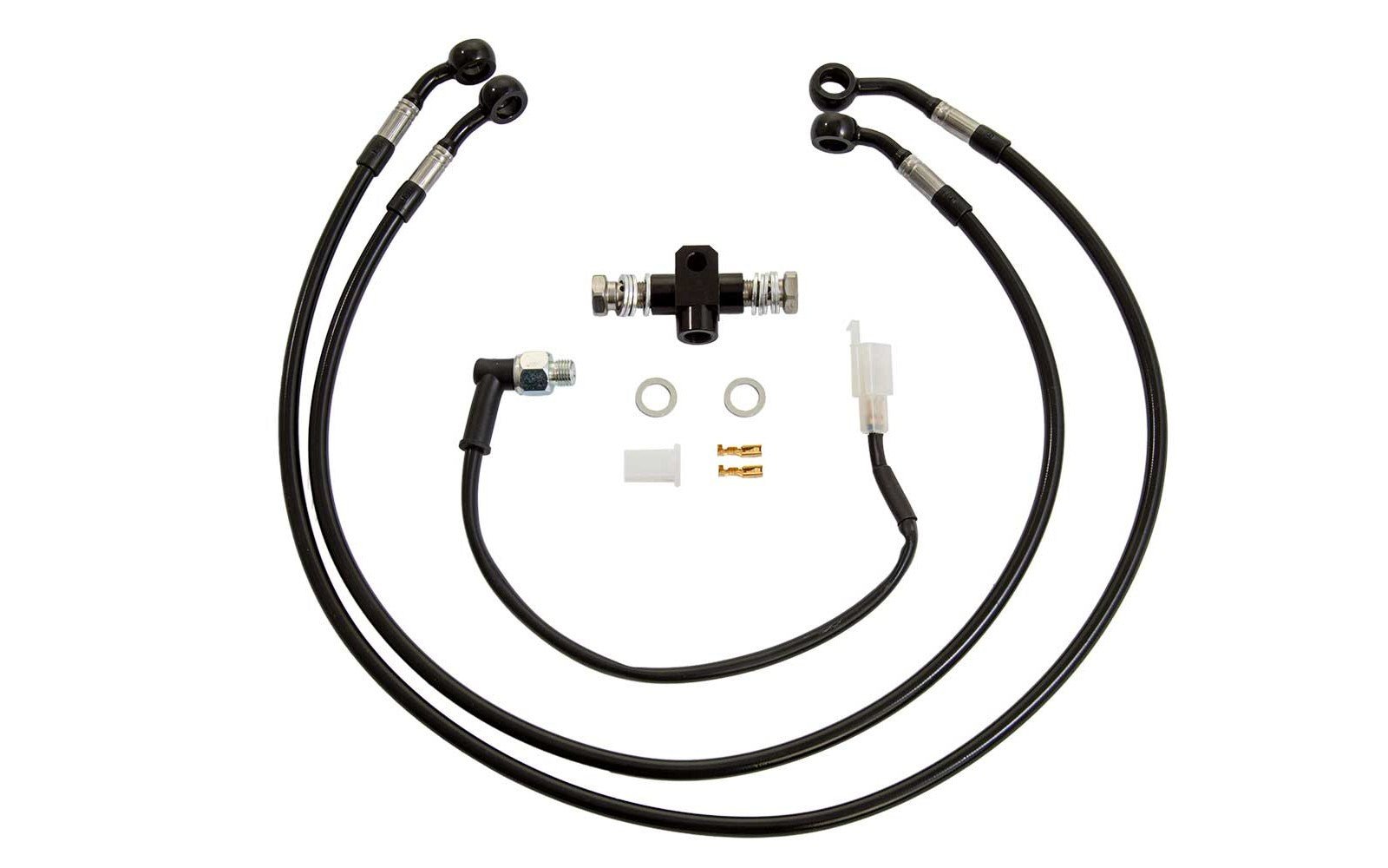 Rick's Forward Controls 4" Brake Lines - Softail 18 - up - Henne Company
