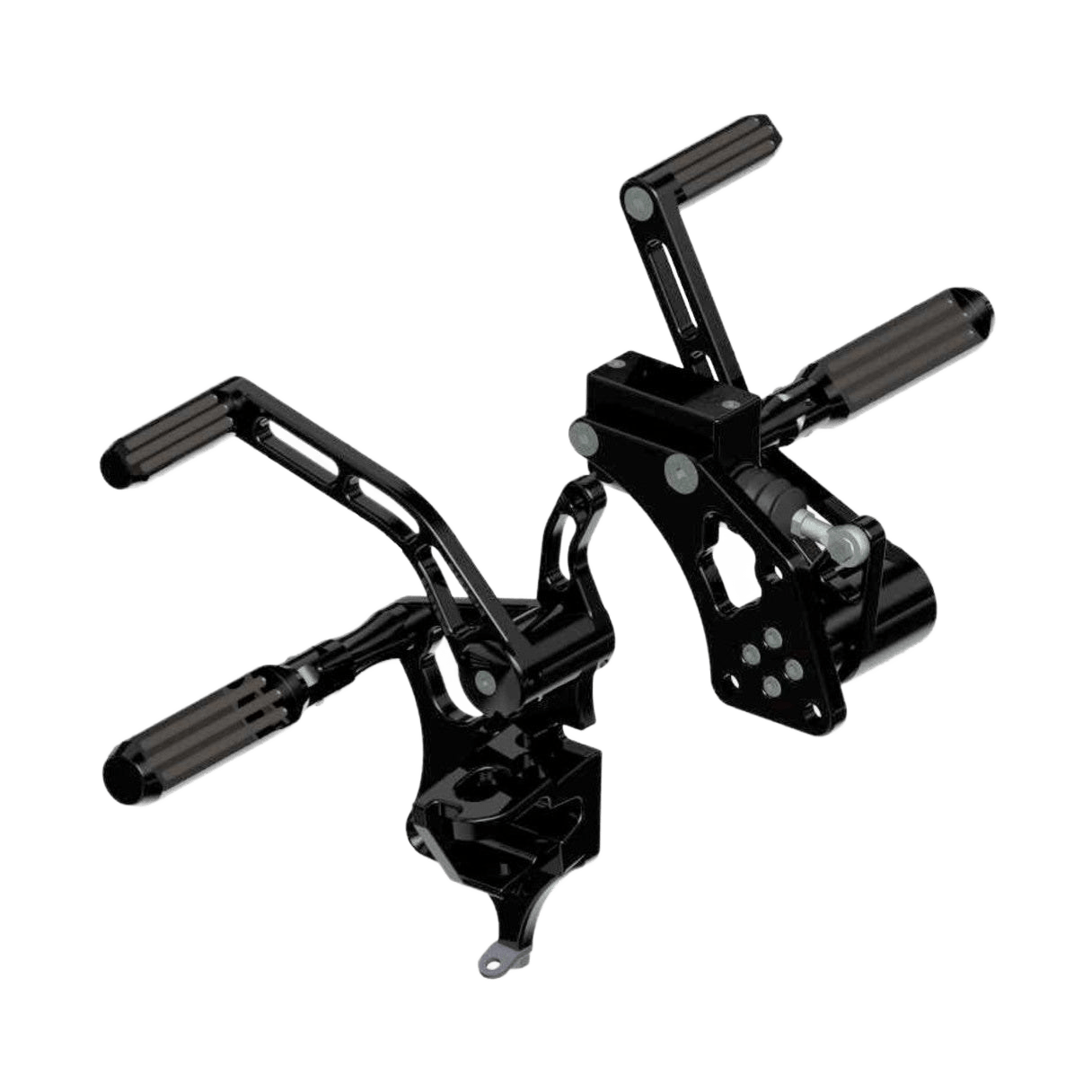 Rick's Forward Controls "AK4.7" +4in Black - Softail 07 - 17 - Henne Company