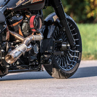 Rick's Forward Controls "AK4.7" +4in Black - Softail 18 - up - Henne Company