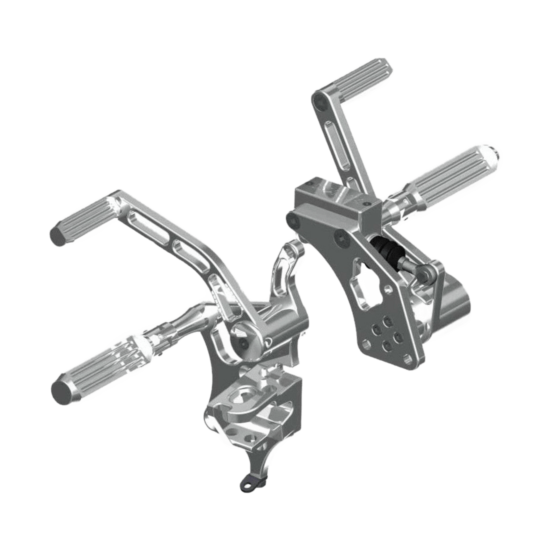 Rick's Forward Controls "AK4.7" +4in Polished - Softail 07 - 17 - Henne Company