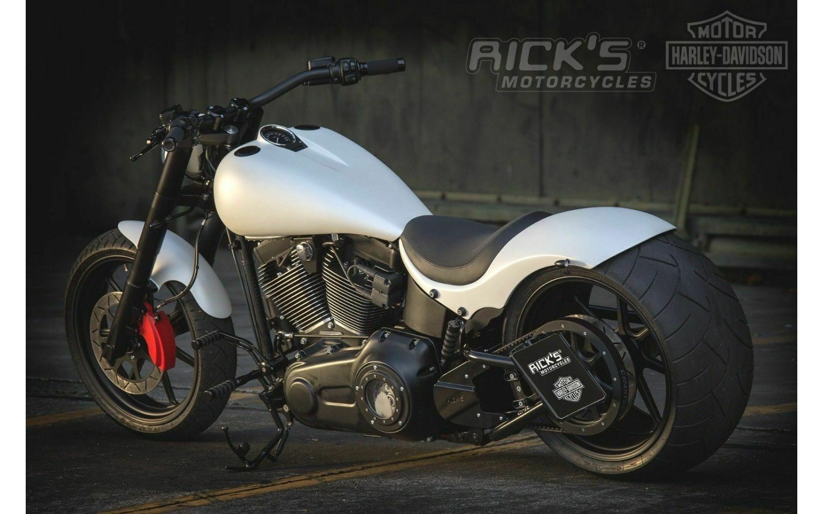 Rick's Forward Controls "O - ring" +2in Black - Softail 07 - 17 - Henne Company