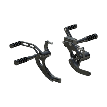 Rick's Forward Controls "O - Ring" +4in Black - Softail 18 - up - Henne Company