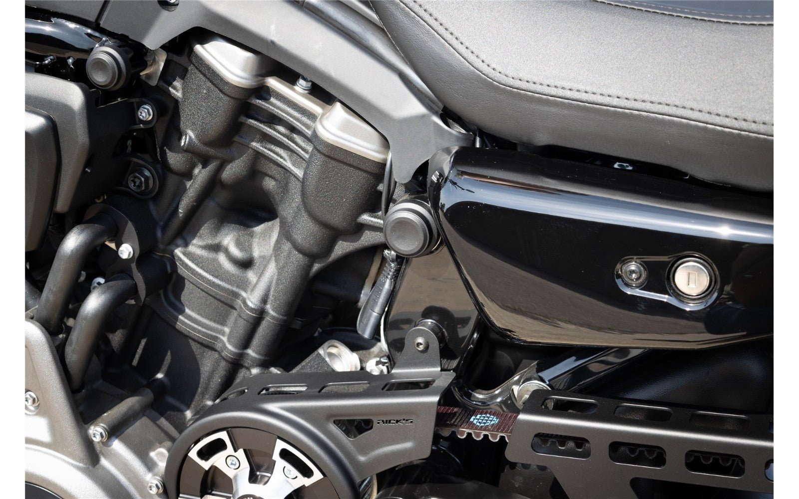 Rick's Frame Nut Covers (22mm) Cover Set - Nightster 22 - up - Henne Company