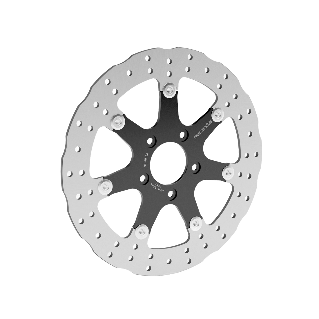 Rick's Front 11.5"/292mm Wave "Seven Sins" Brake Rotor - Henne Company
