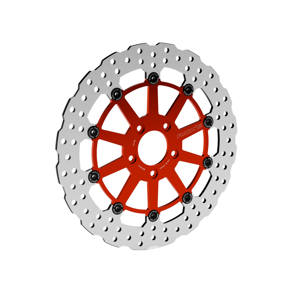 Rick's Front 11.8"/300mm Wave "El Diablo" Brake Rotor - Henne Company