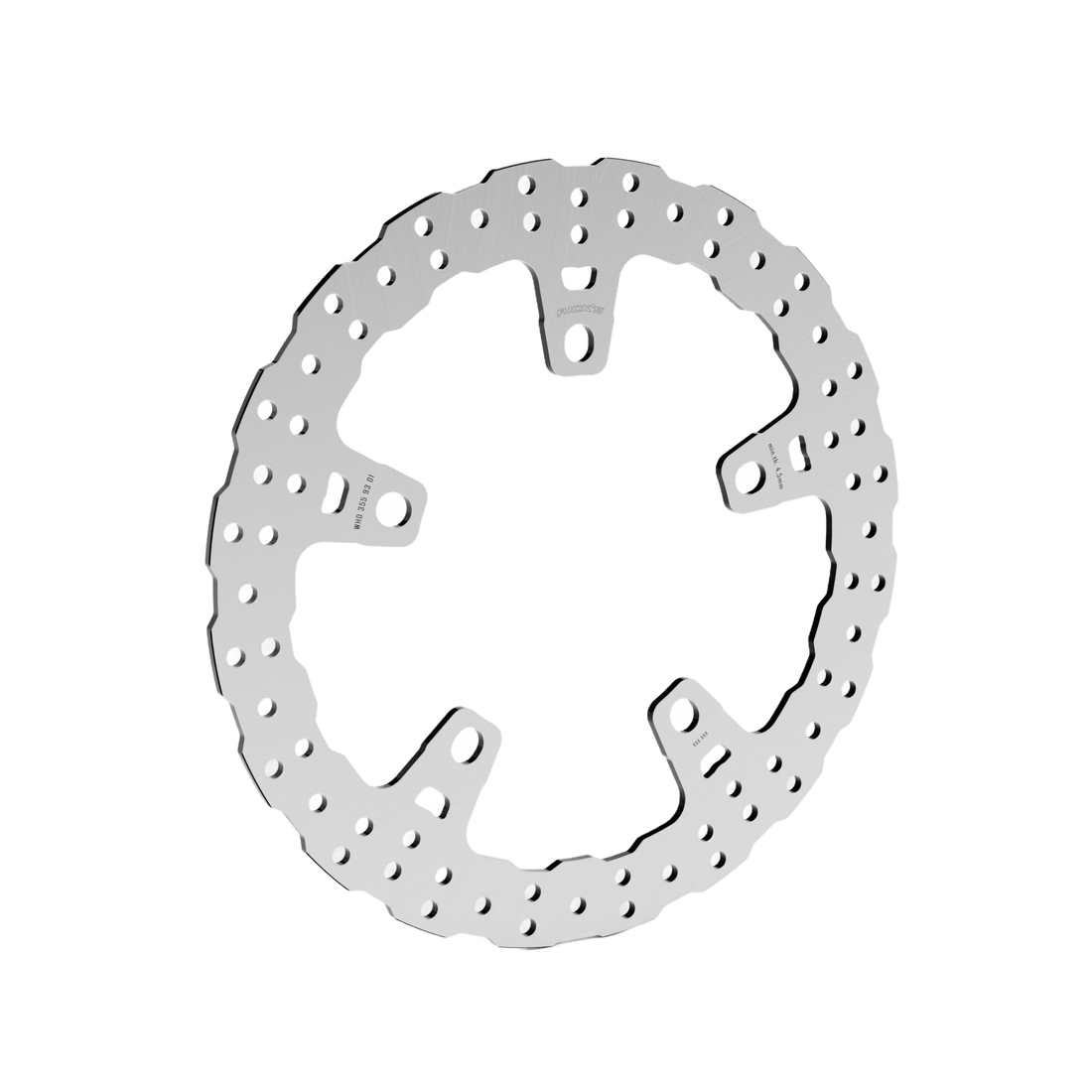Rick's Front 12.6"/320mm Wave Brake Rotor - Touring 24 - up - Henne Company