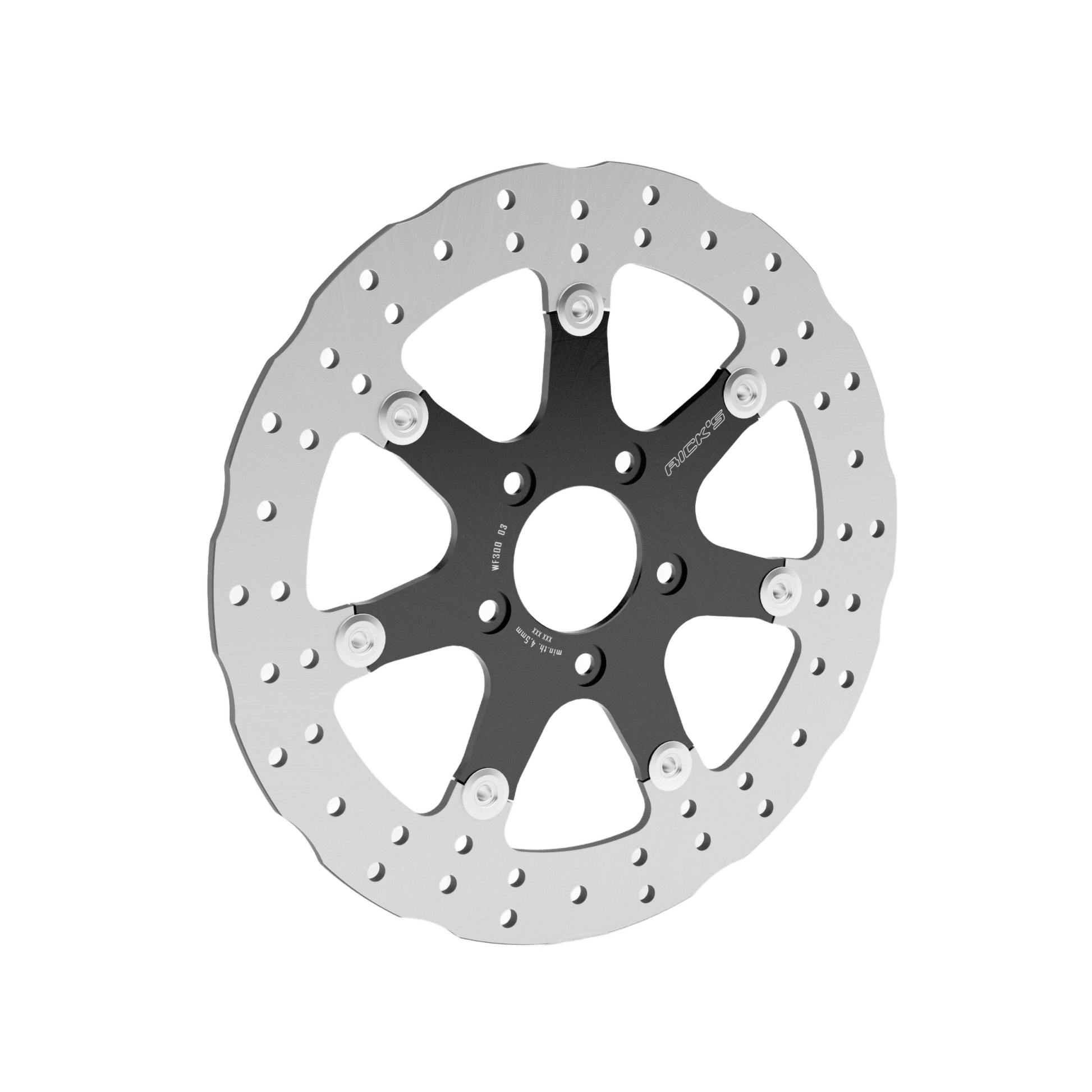 Rick's Front 13"/330mm Wave "Seven Sins" Brake Rotor - Henne Company