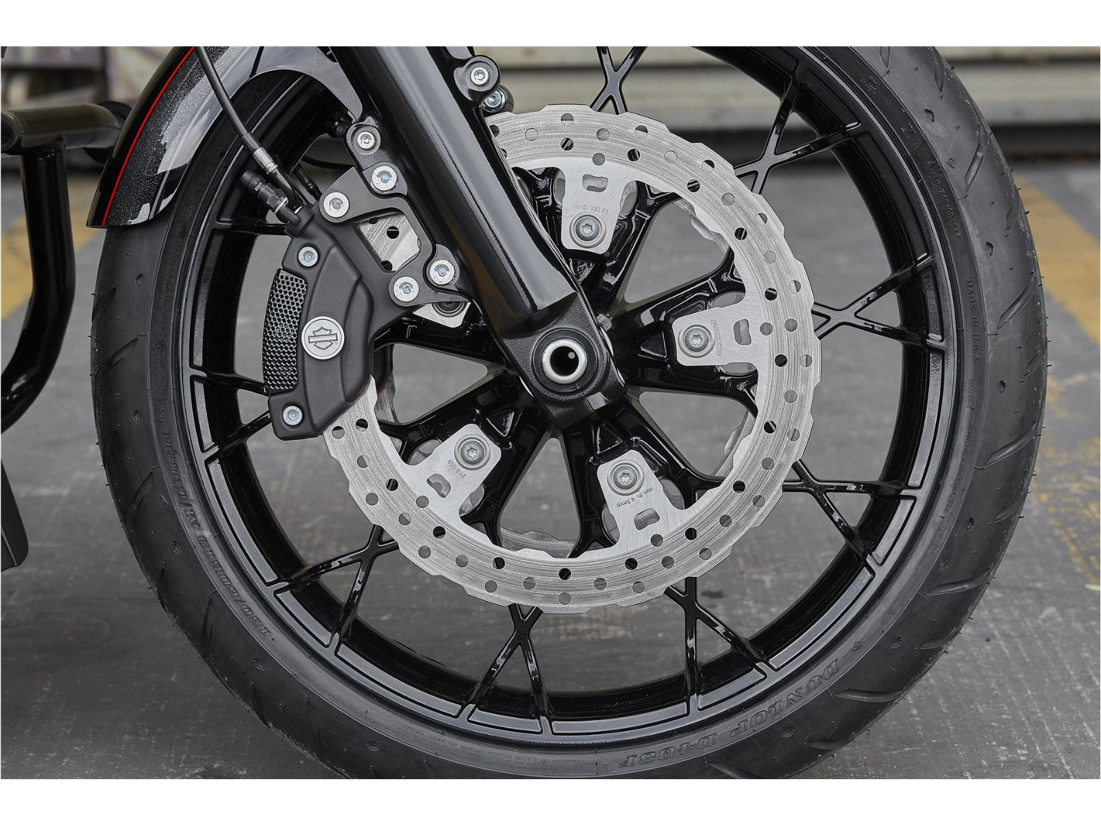 Rick's Front 14"/355mm Wave Brake Rotor - Touring 24 - up - Henne Company
