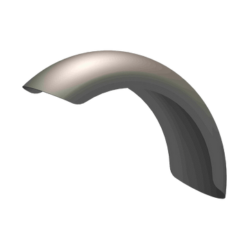 Rick's Front Fender Blank "Bobber" 150/80 - R16 - Softail / Sportster / Dyna - Henne Company