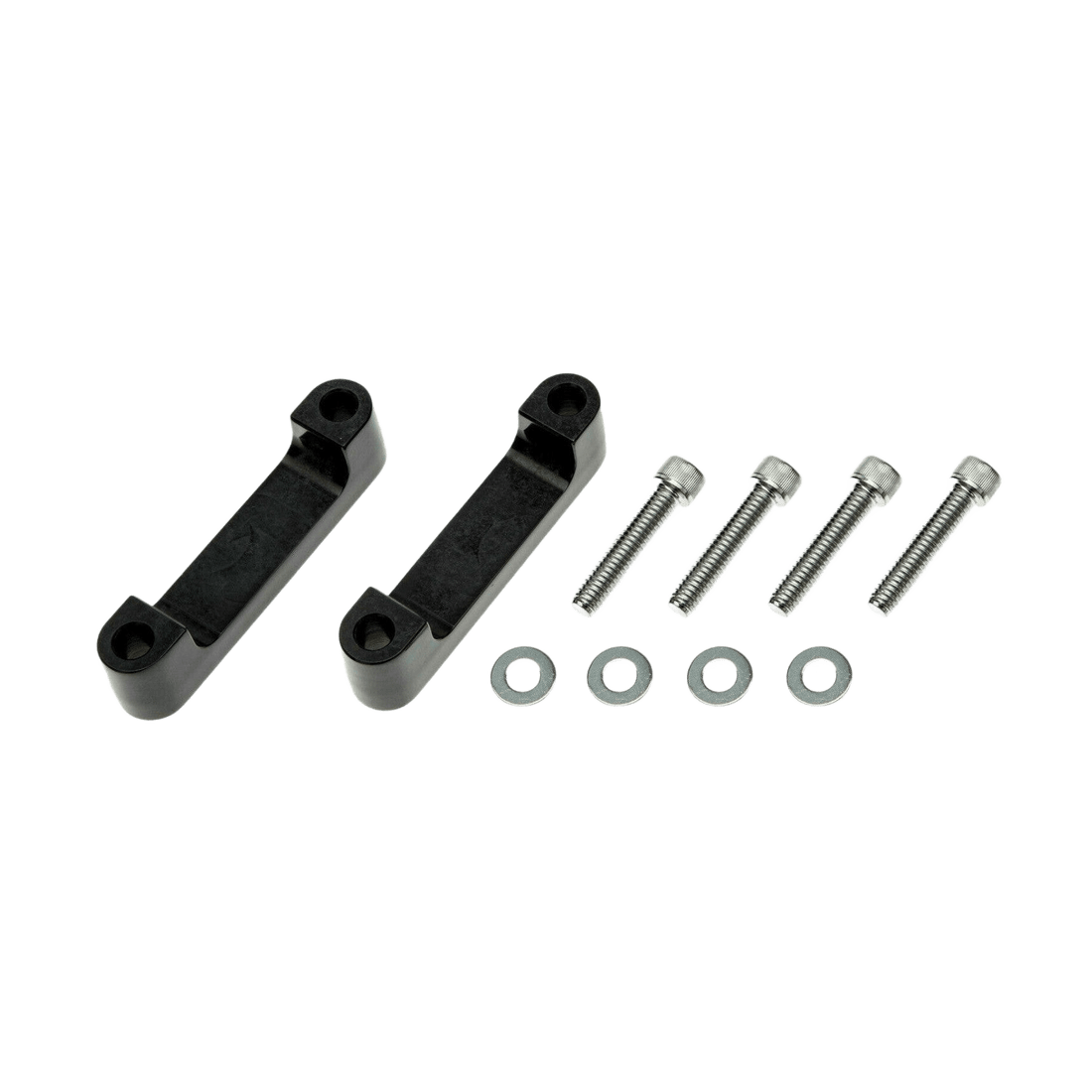 Rick's Front Fender Spacer Kit Black - Touring 14 - up - Henne Company