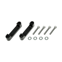 Rick's Front Fender Spacer Kit Black - Touring 14 - up - Henne Company