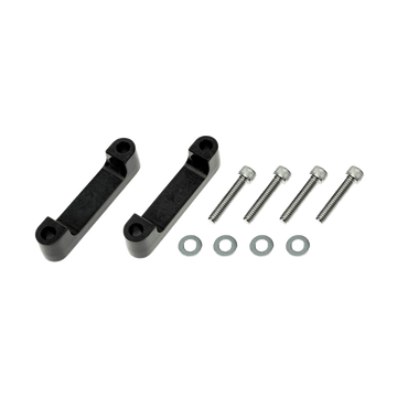 Rick's Front Fender Spacer Kit Black - Touring 14 - up - Henne Company