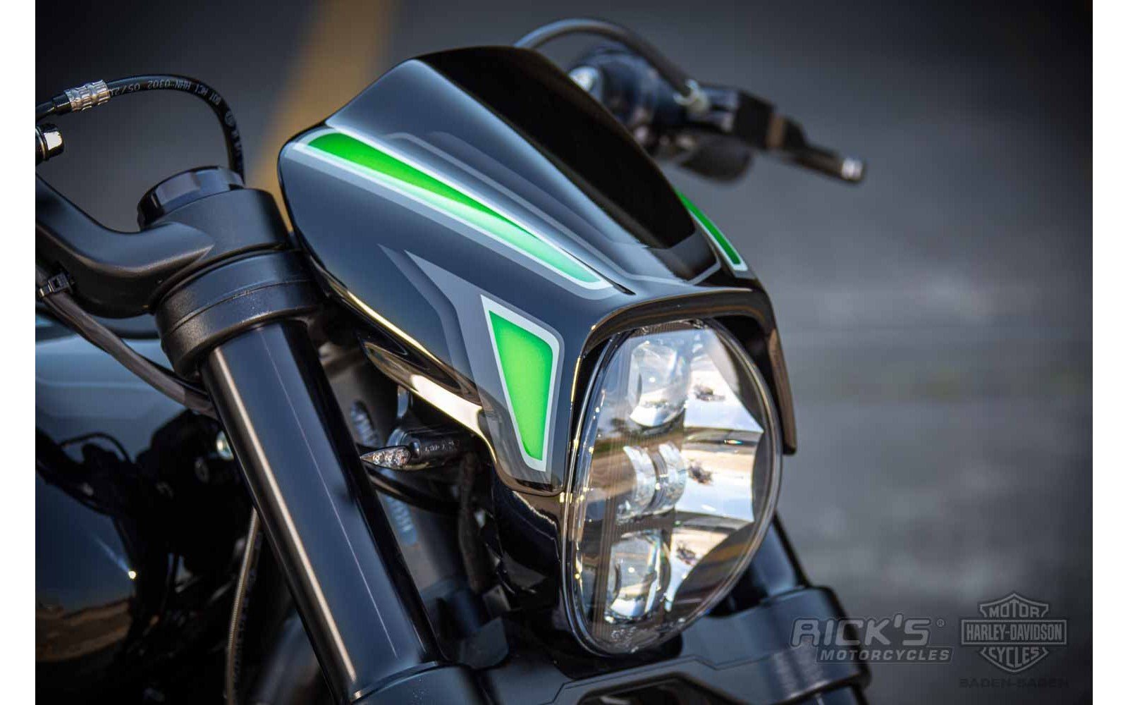Rick's Front Indicator Brackets (with indicators) - FXDR - Henne Company