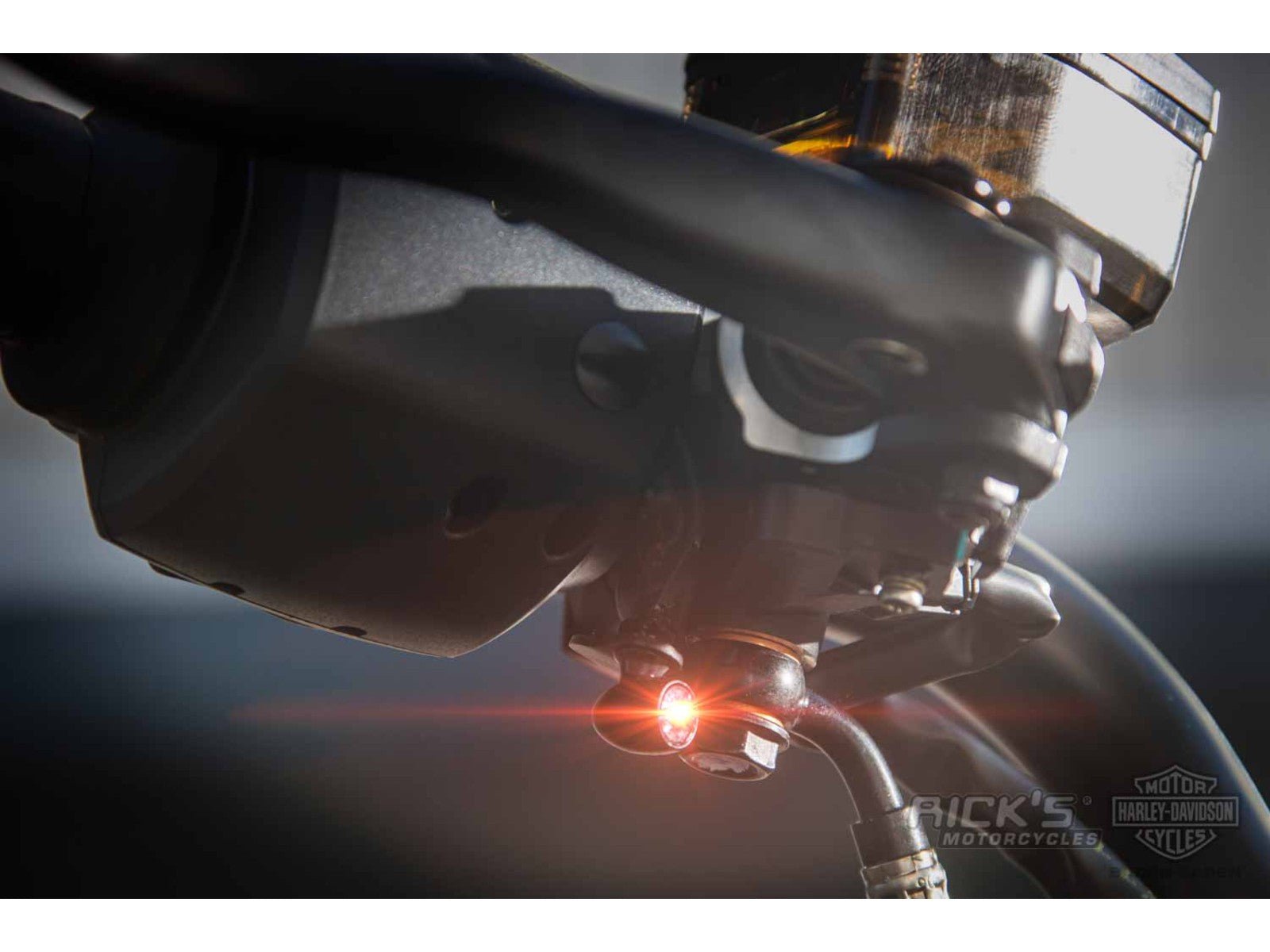 Rick's Front Indicator Holder Set (brackets only) - Sportster S / Nightster - Henne Company