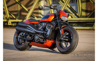 Rick's Headlight Mask Gloss Black - Sportster S 21 - up - Henne Company