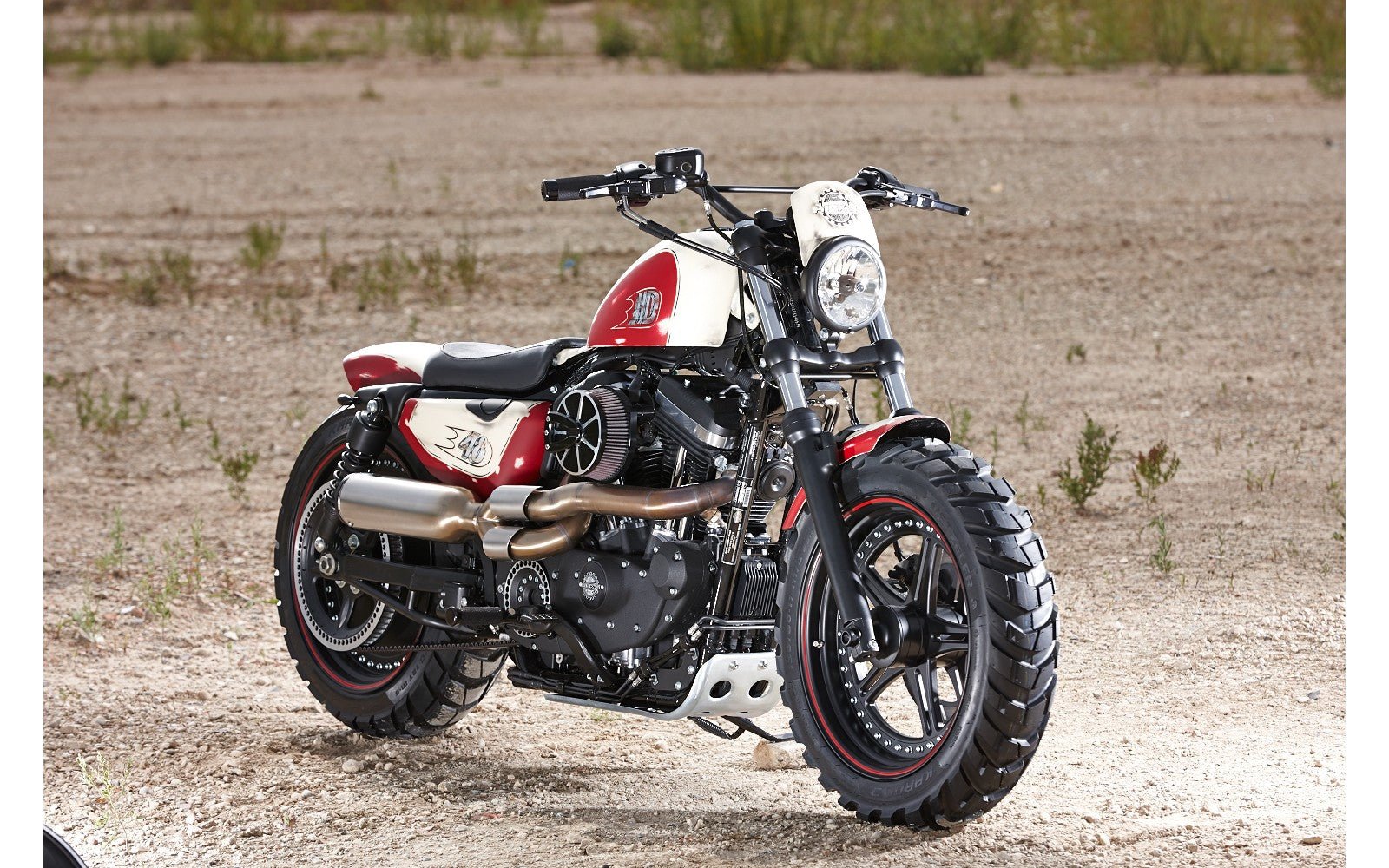 Rick's Headlight Mask - Sportster 48 - Henne Company