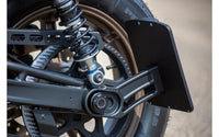 Rick's License Plate Bracket / Matte Black - Nightster 22 - up - Henne Company