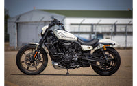 Rick's License Plate Bracket / Matte Black - Nightster 22 - up - Henne Company