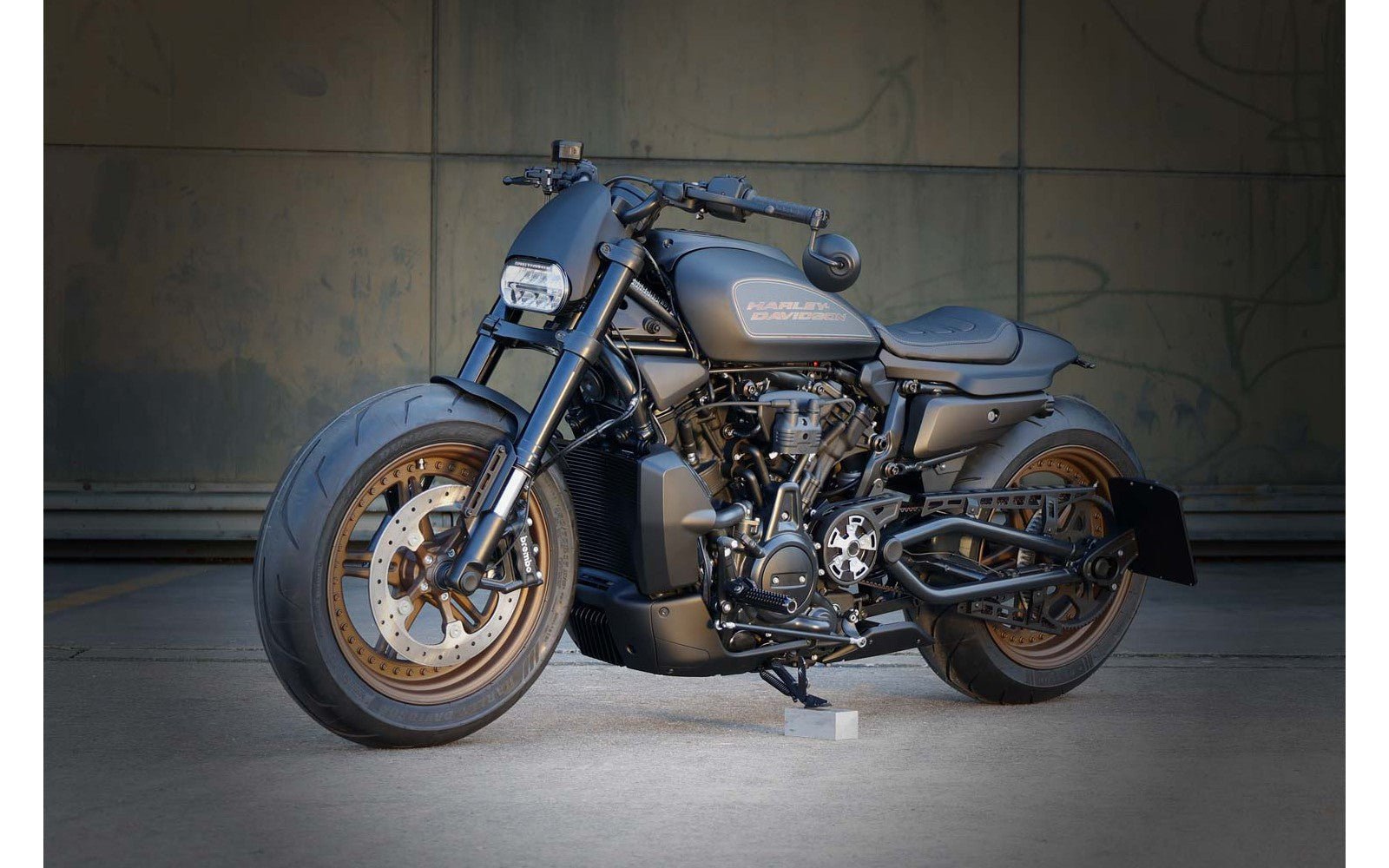 Rick's License Plate Holder - Sportster S 21 - up - Henne Company