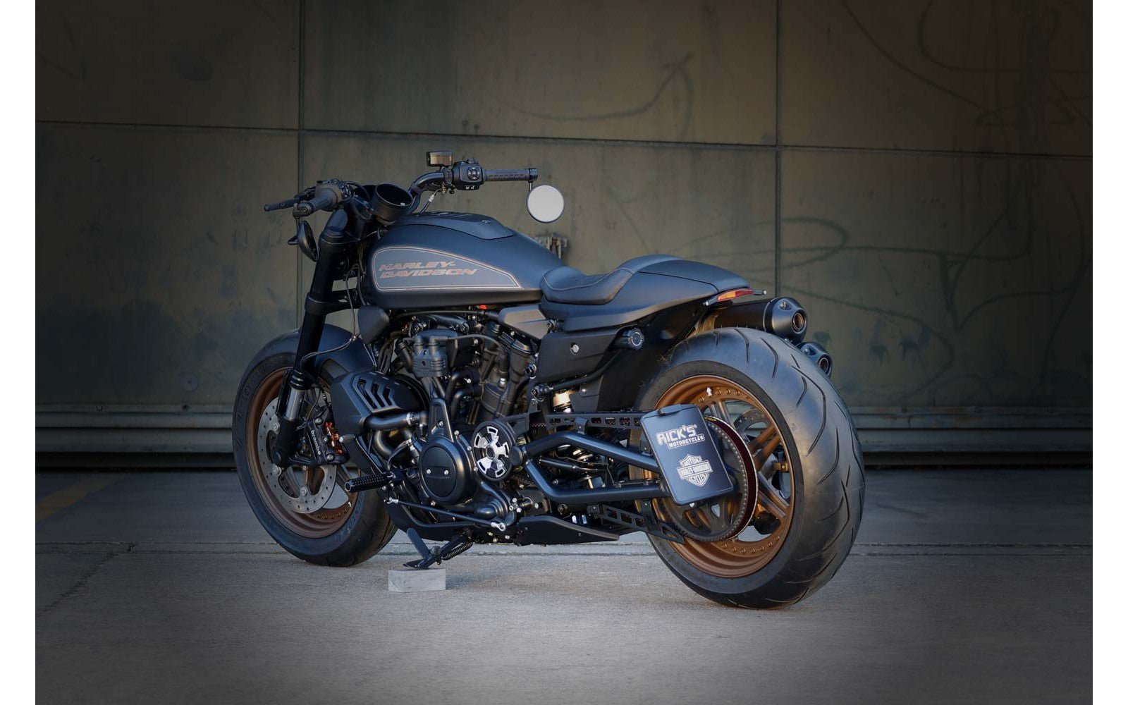 Rick's License Plate Holder - Sportster S 21 - up - Henne Company