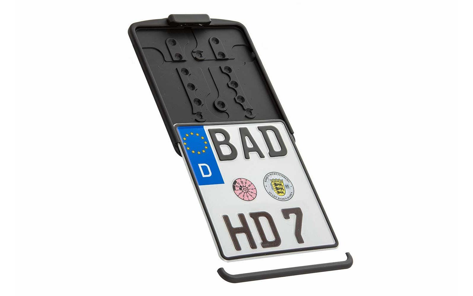 Rick's License Plate With Mounting Adaptor - CVO 23.5 - up / Touring 24 - up - Henne Company