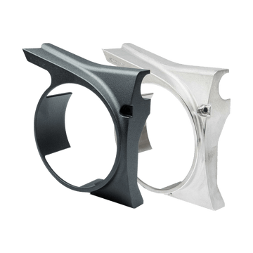 Rick's Offset Pulley Cover Aluminum - Sportster 09 - up - Henne Company