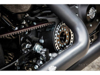 Rick's Offset Pulley Cover Aluminum - Sportster 09 - up - Henne Company
