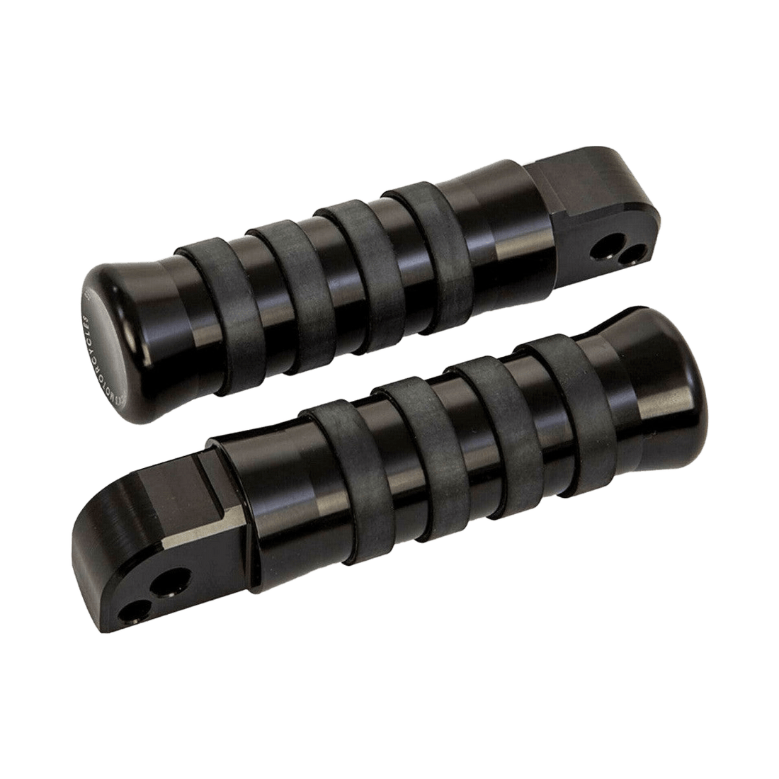 Rick's Passenger Pegs "O - Ring" Black - Softail 18 - up - Henne Company