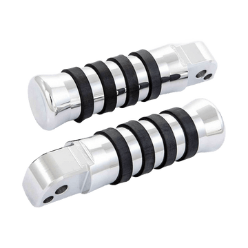 Rick's Passenger Pegs "O - Ring" Polished - Softail 18 - up - Henne Company