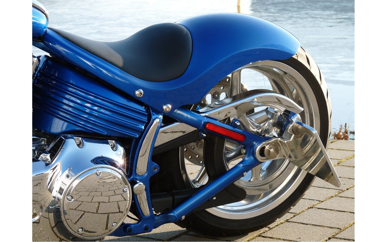 Rick's Rear Fender 240 Tire - Softail Rocker 08 - 11 - Henne Company