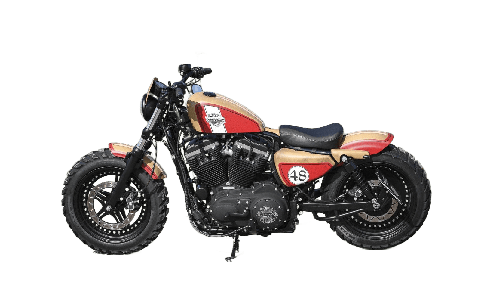 Rick's Rear Fender "Bobber GRP" Long - Sportster 10 - up - Henne Company