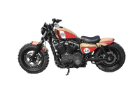 Rick's Rear Fender "Bobber GRP" Long - Sportster 10 - up - Henne Company