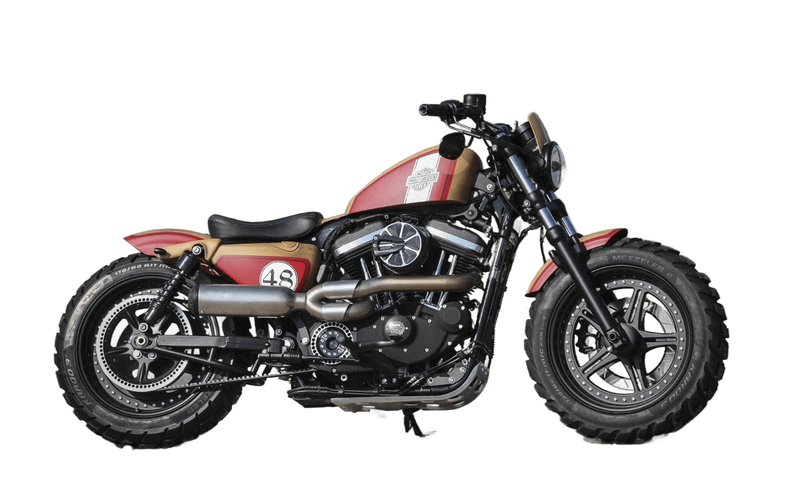 Rick's Rear Fender "Bobber GRP" Long - Sportster 10 - up - Henne Company