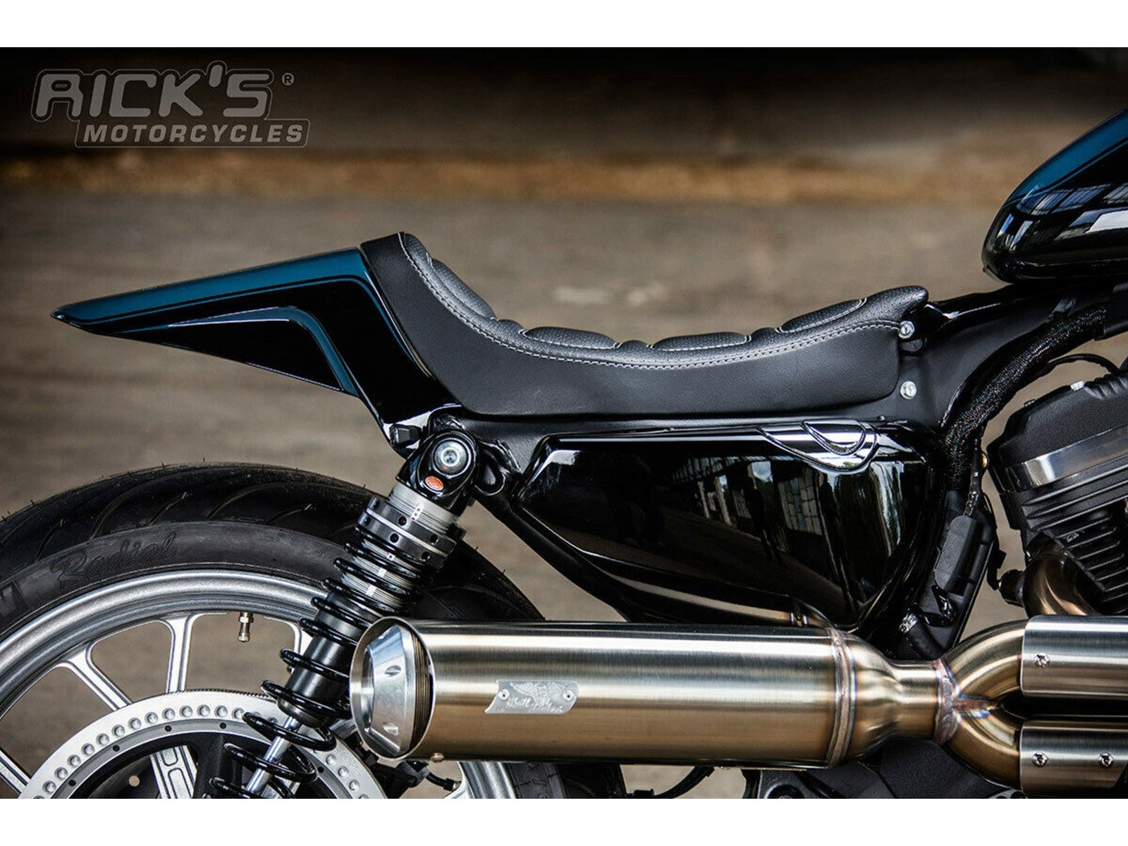 Rick's Rear Fender "Raceline" - Sportster XL 10 - up - Henne Company