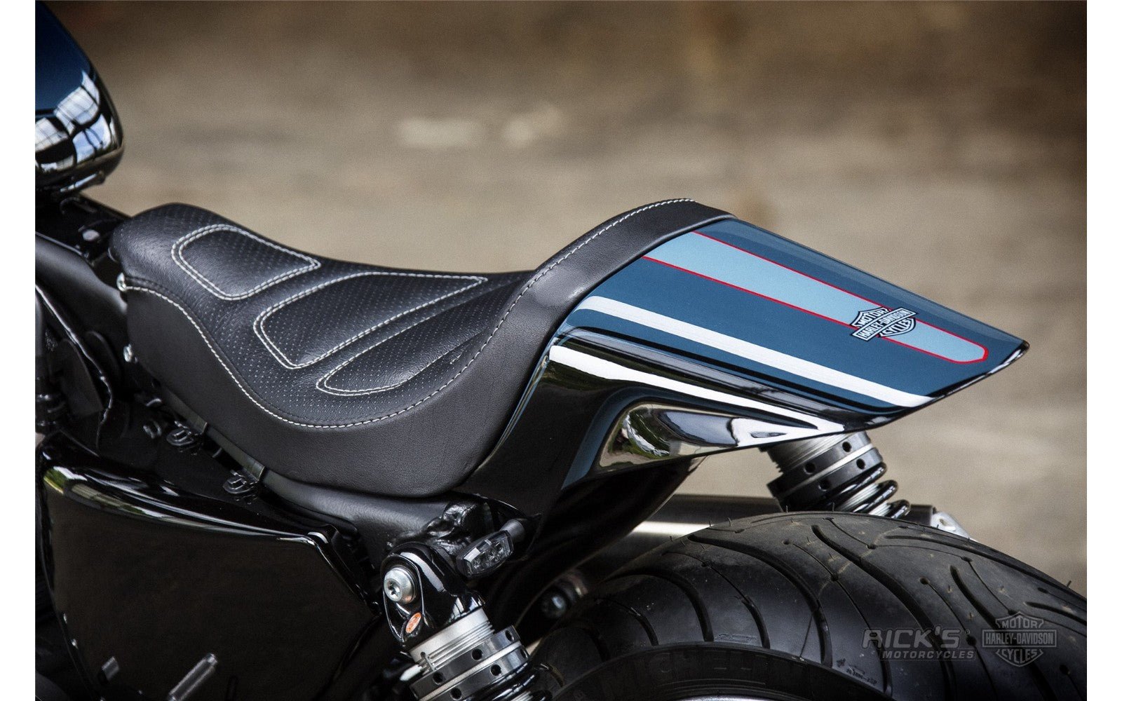 Rick's Rear Fender "Raceline" - Sportster XL 10 - up - Henne Company
