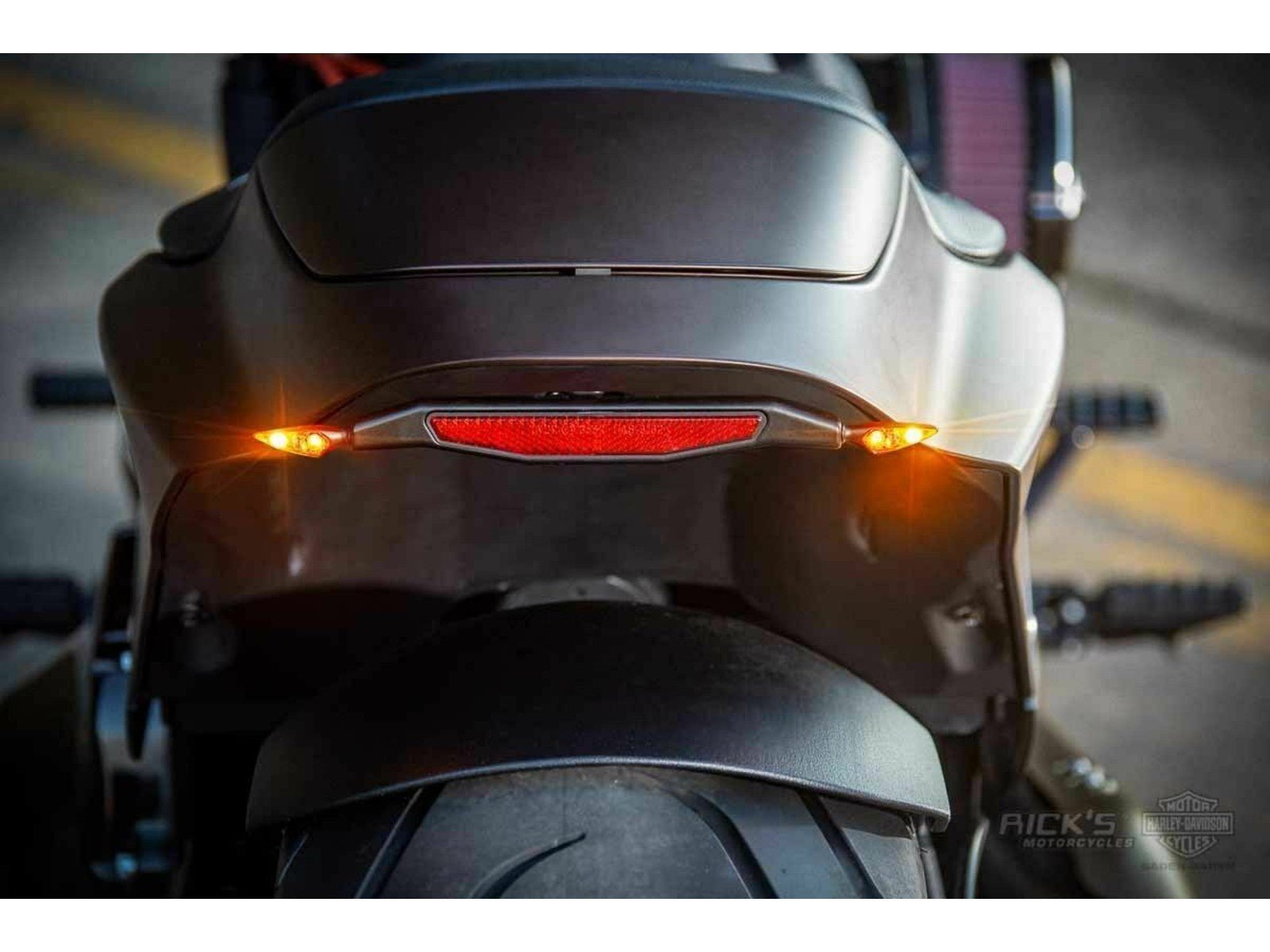Rick's Rear Indicator Bracket (with Rhombus) - FXDR - Henne Company