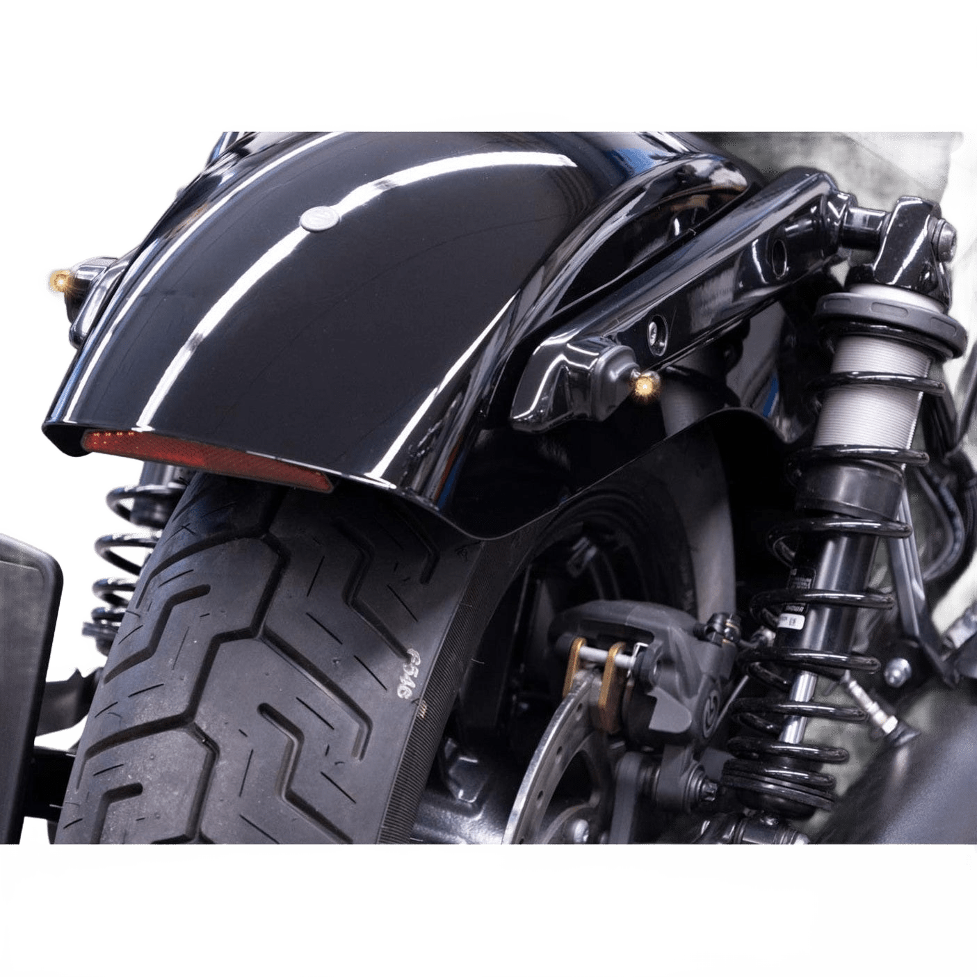 Rick's Rear Indicator Brackets (no blinkers) - Nightster 22 - up - Henne Company