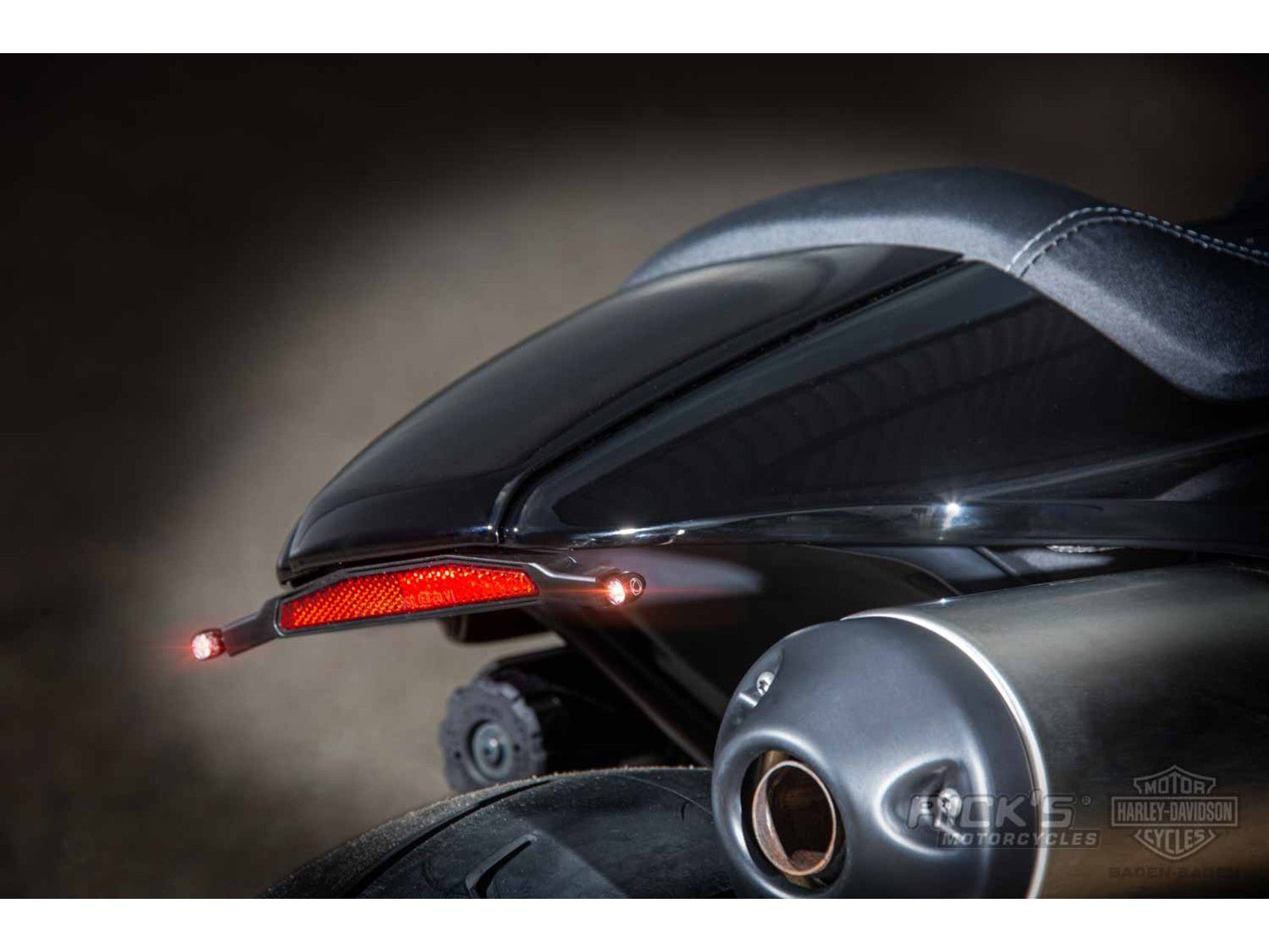 Rick's Rear Indicators Holder Kit (with Atto 3 - 1) - Sportster S 21 - up - Henne Company