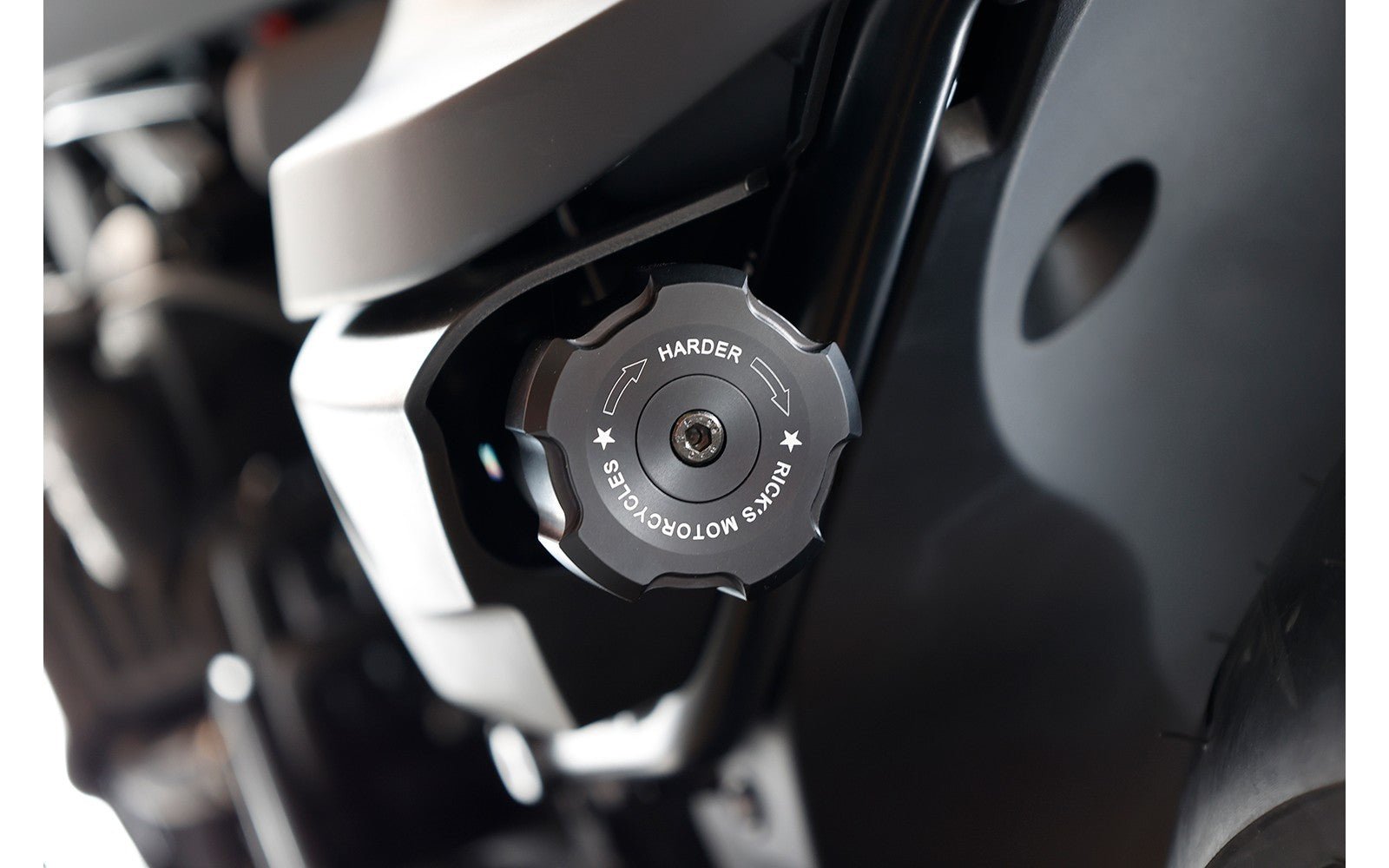 Rick's Shock Absorber Nut Cover "Premium" - Sportster S 21 - up - Henne Company