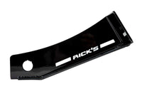 Rick's Side License Bracket Long / Gloss Black - Dyna 06 - 17 - Henne Company