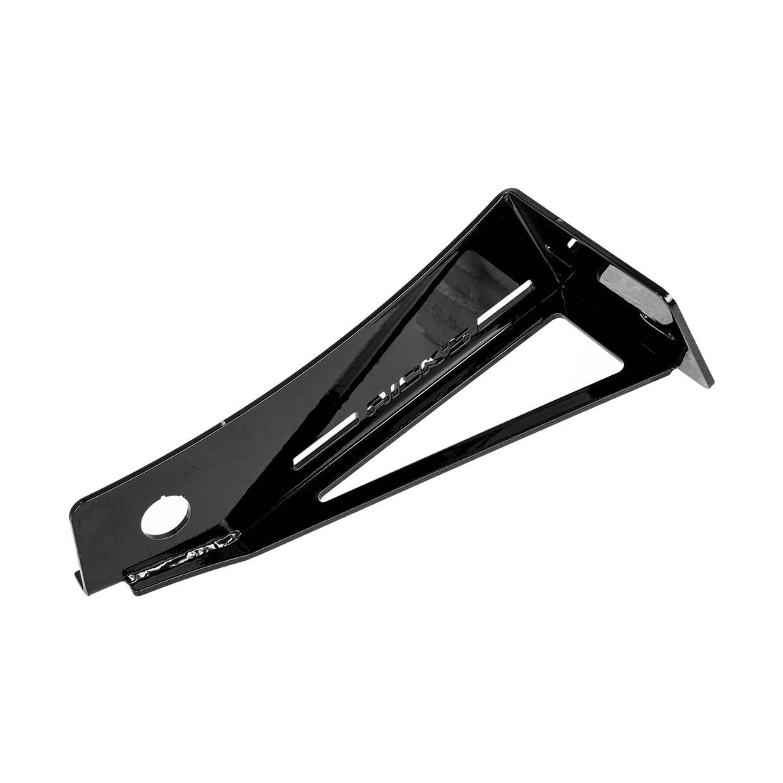Rick's Side License Bracket Long / Gloss Black - Dyna 06 - 17 - Henne Company