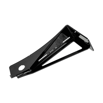 Rick's Side License Bracket Long / Gloss Black - Dyna 06 - 17 - Henne Company