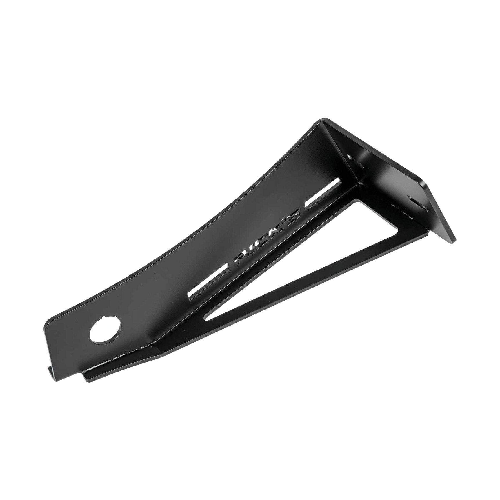 Rick's Side License Bracket Long / Matte Black - Dyna 06 - 17 - Henne Company