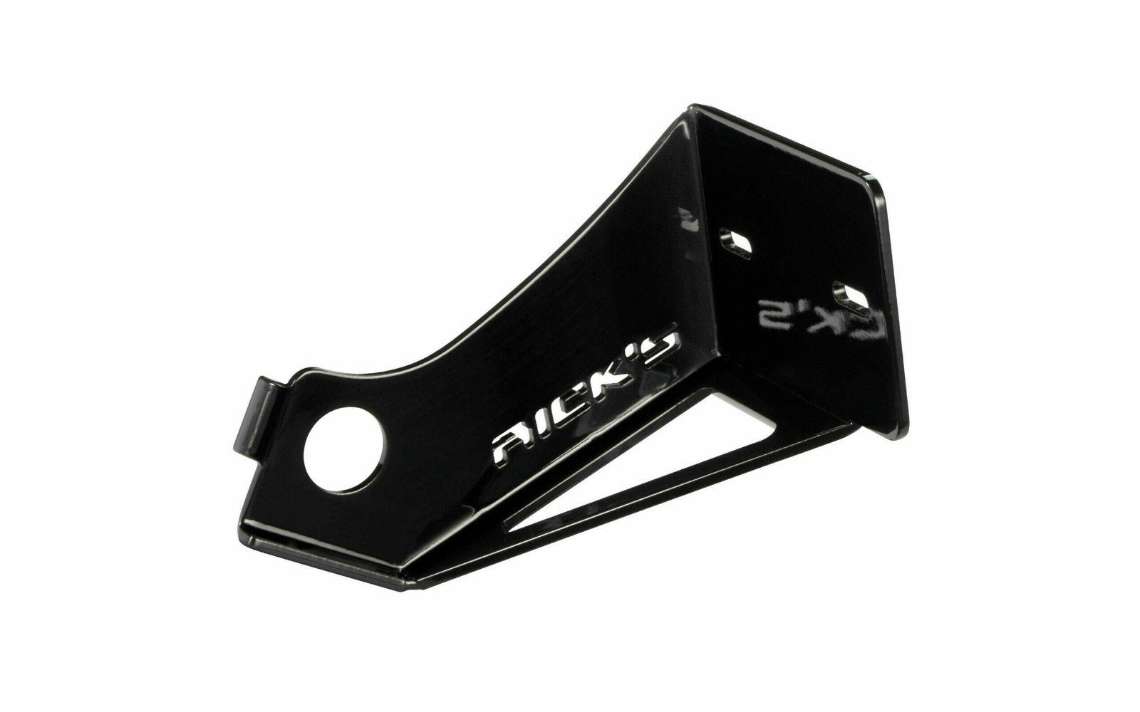 Rick's Side License Plate Bracket / Gloss Black - Softail 00 - 07 - Henne Company